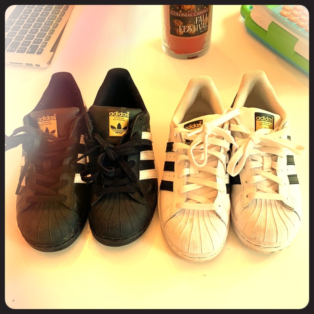 Adidas shell toe sneakers